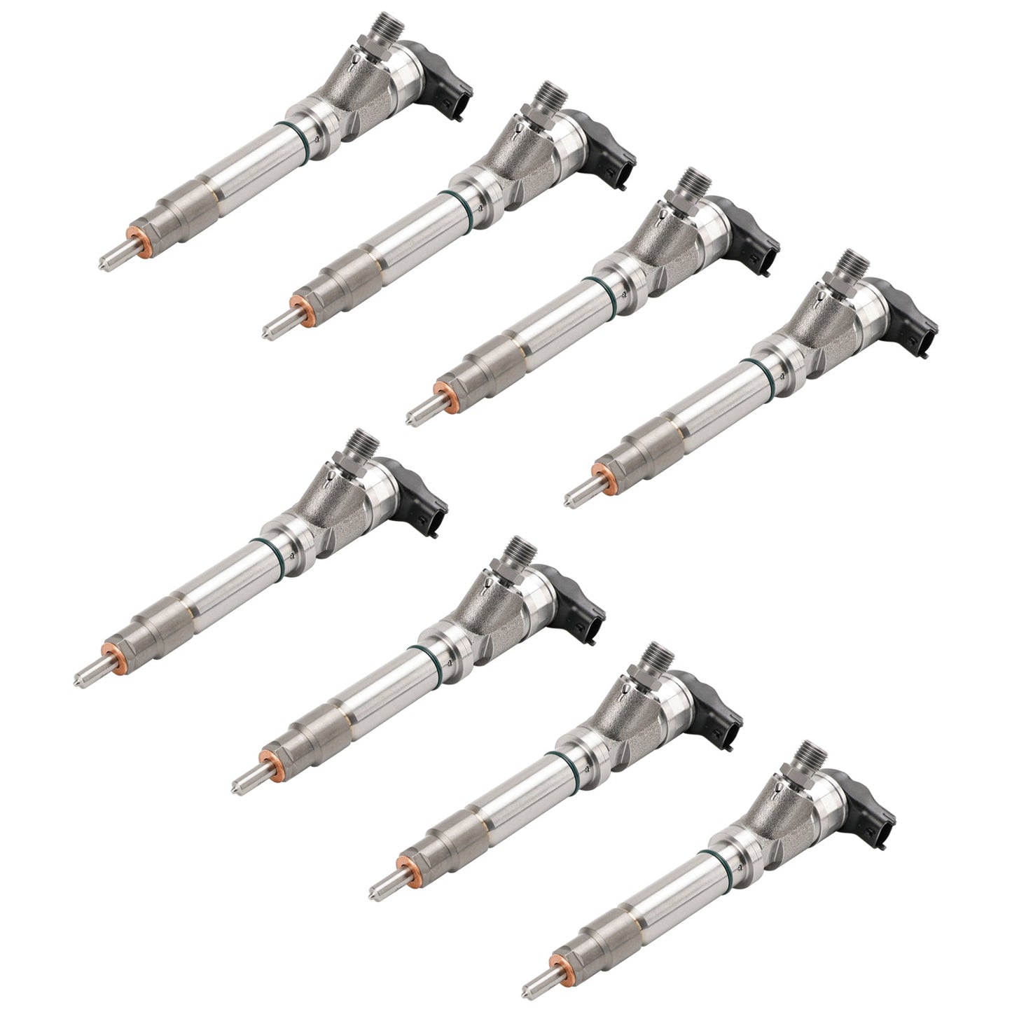 2004.5-2005 For GMC SIERRA 2500/3500 6.6L V8 LLY 8PCS Fuel Injector 0986435504 97303657 0445120027