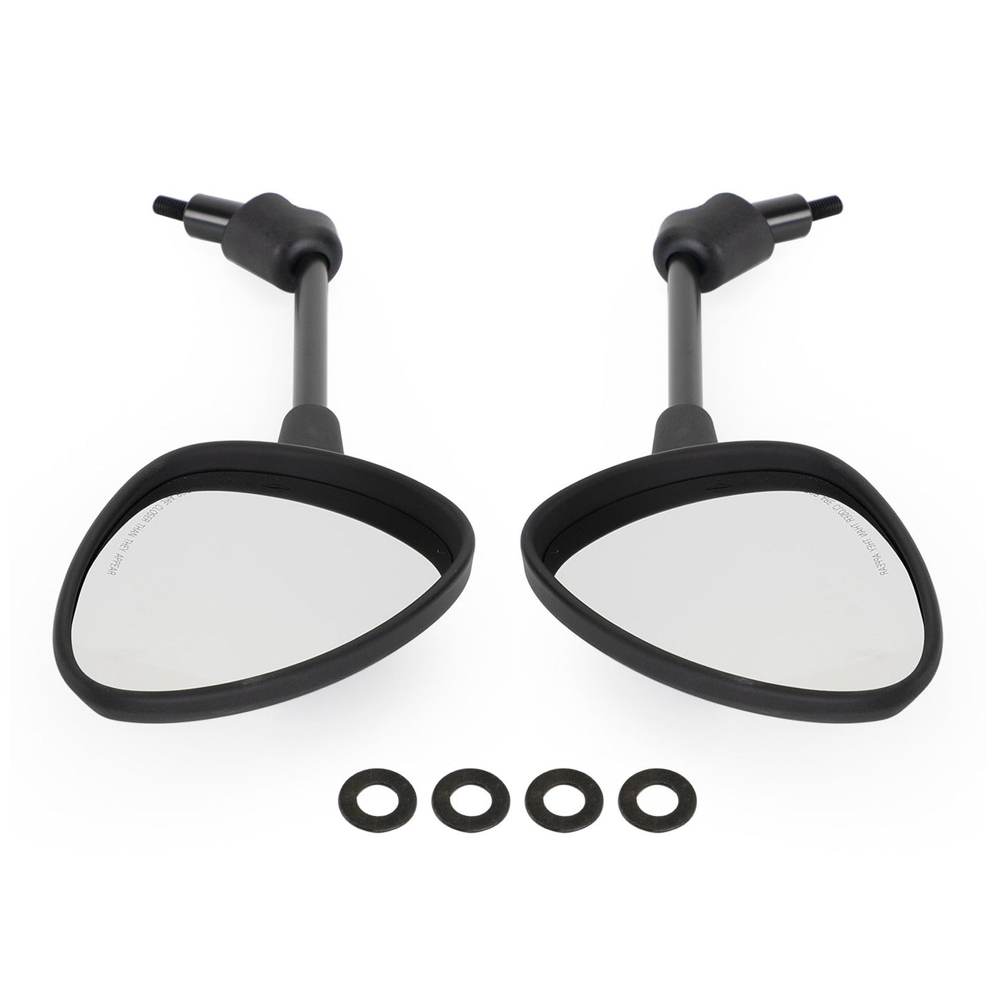 Paire de rétroviseurs noirs pour Piaagio/Vespa Sprint 50/125/150 cc 2T/4T (2014+)