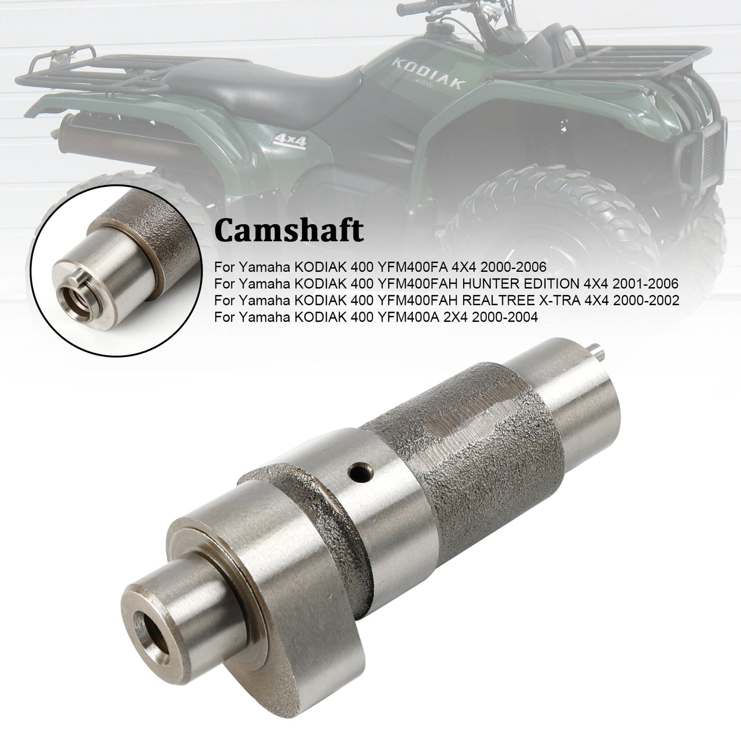 Arbre à cames 5GH-12171-00-00 pour Yamaha Kodiak 400 YFM400 YFM400A YFM400FA