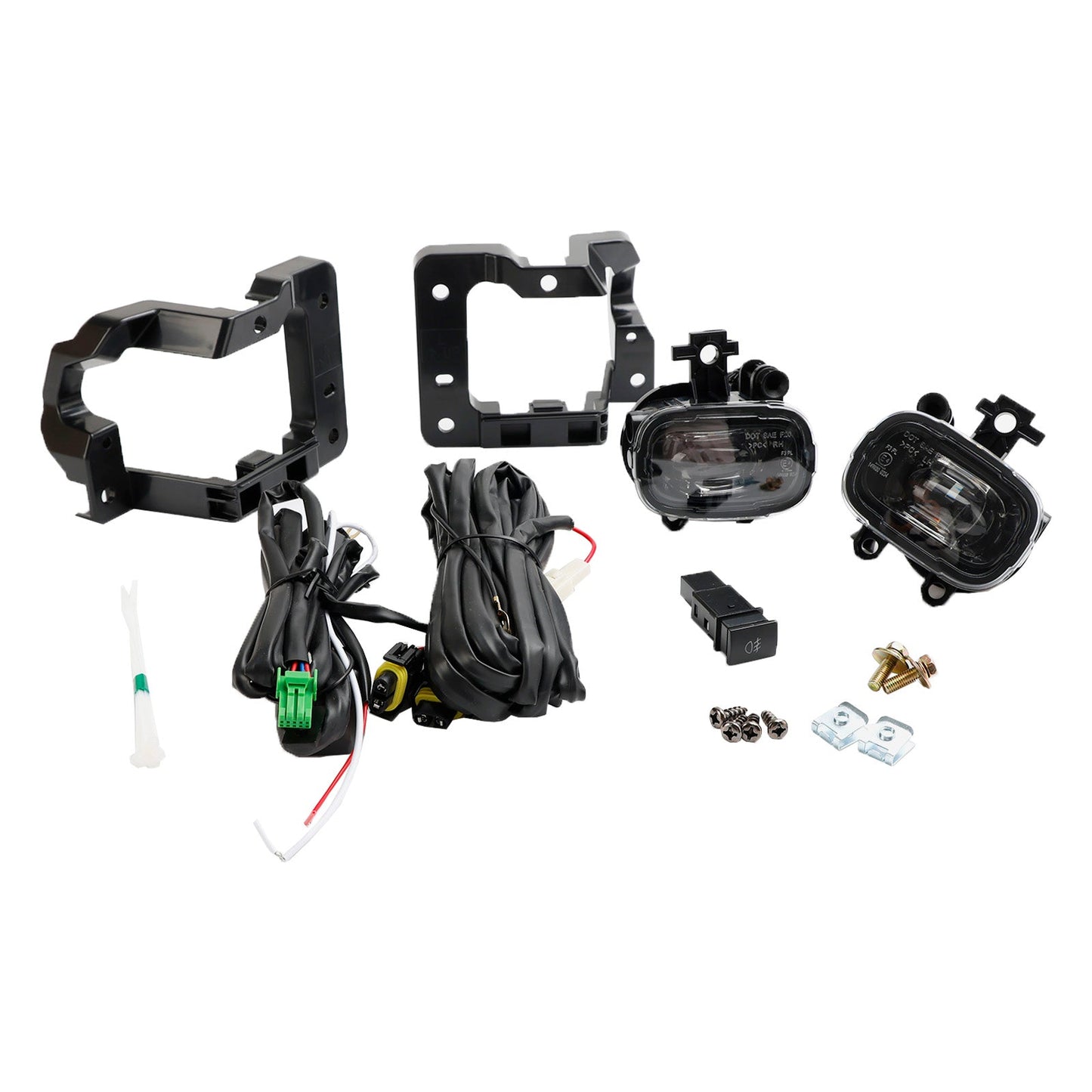 Phare antibrouillard LED pour pare-chocs avant Nissan Pathfinder 2023-2024 + cache + faisceau de câbles