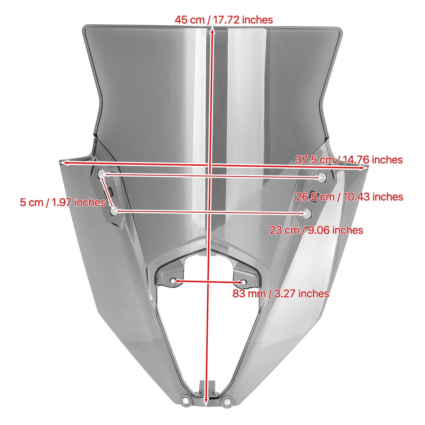 Pare-brise Kawasaki NINJA 650 ER6F 2020-2022