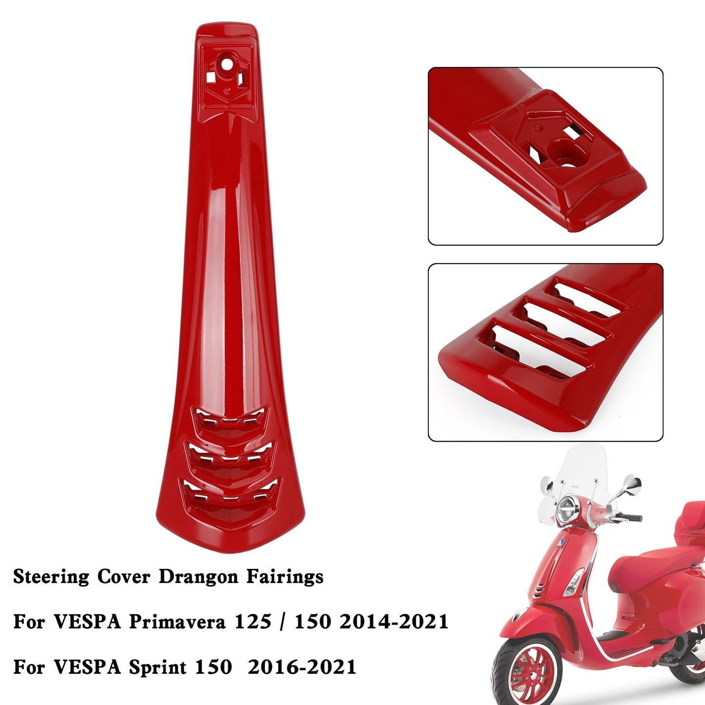 Carénage de couvercle de klaxon de direction pour VESPA Sprint Primavera 125/150 2014-2021