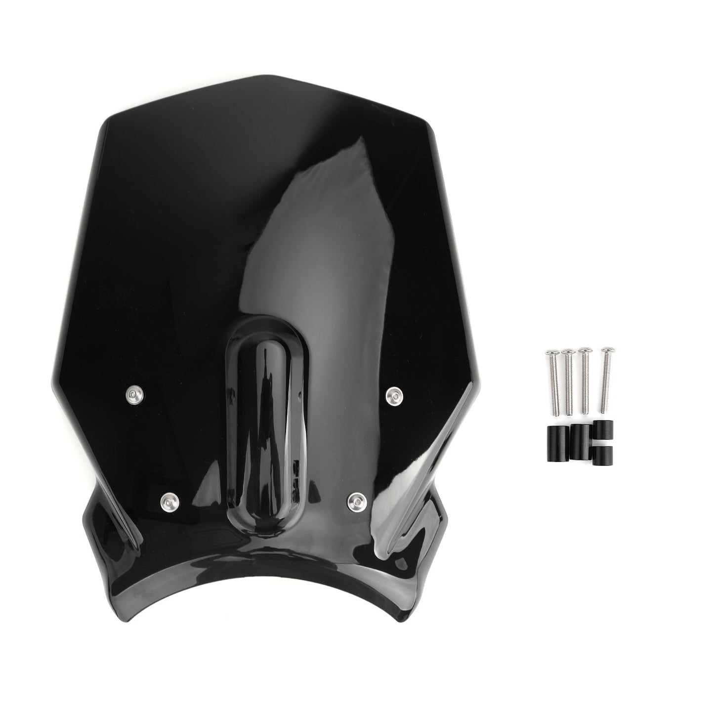Pare-brise de moto en plastique ABS pour Honda CB125R CB300R 2018-2019, noir
