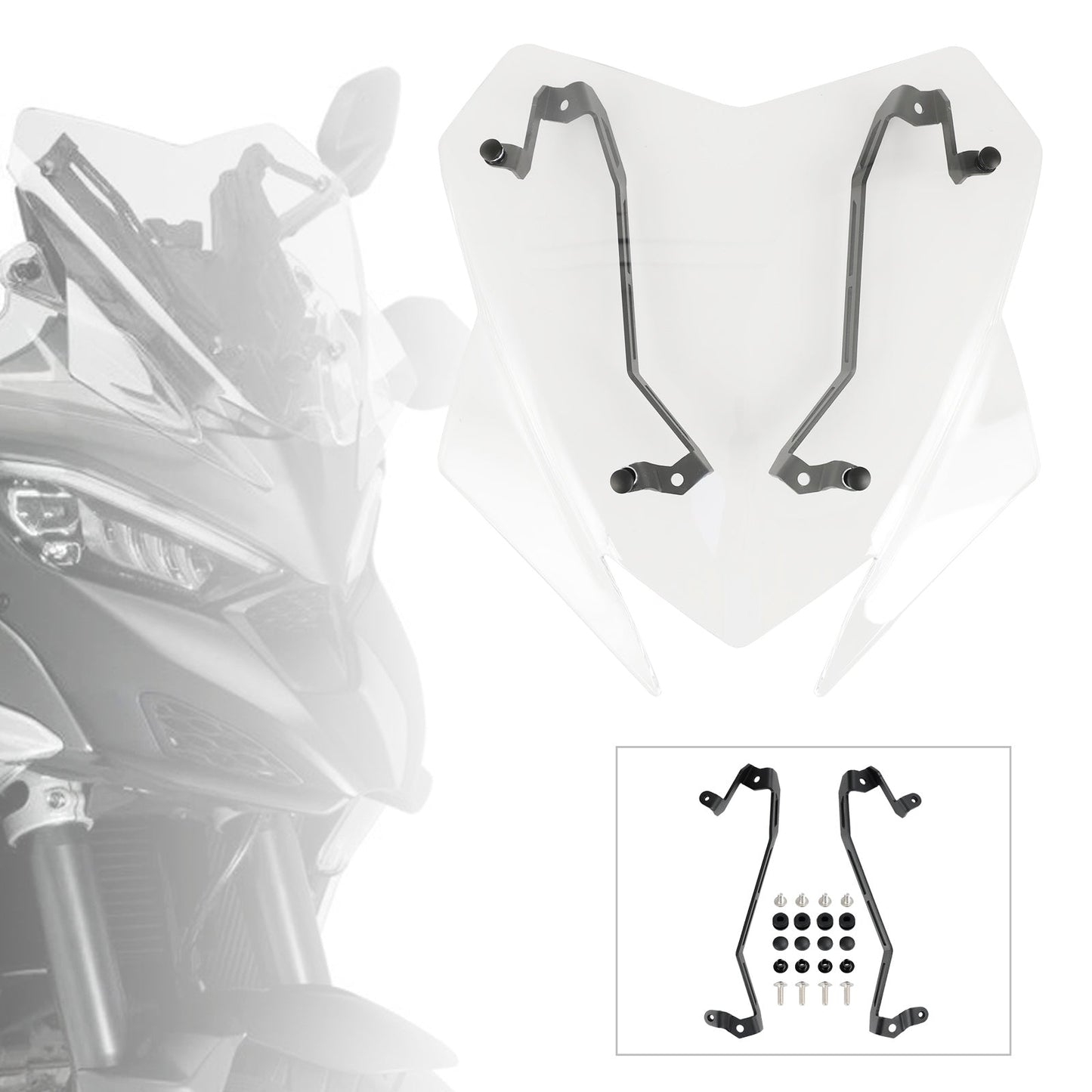 Pare-brise pour DUCATI MULTISTRADA V4/S/S SPORT 2021-2023