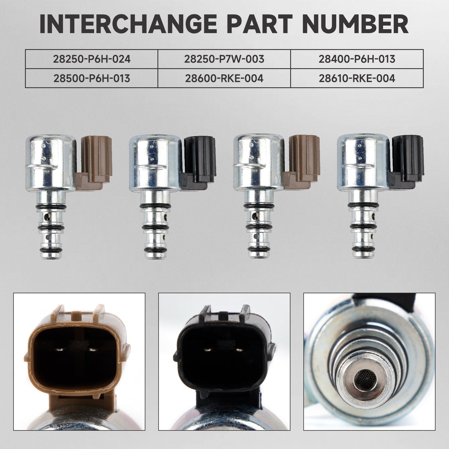 Kit solénoïde de transmission Honda Accord 1998-2007 8250-P6H-024 28250-P6H-024 générique