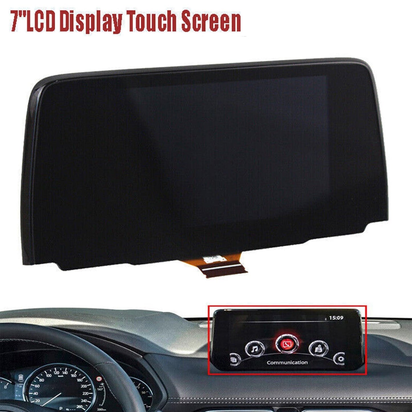 Écran tactile 7 pouces pour Mazda 3 2017-2018 B61A611J0 K40005A29F