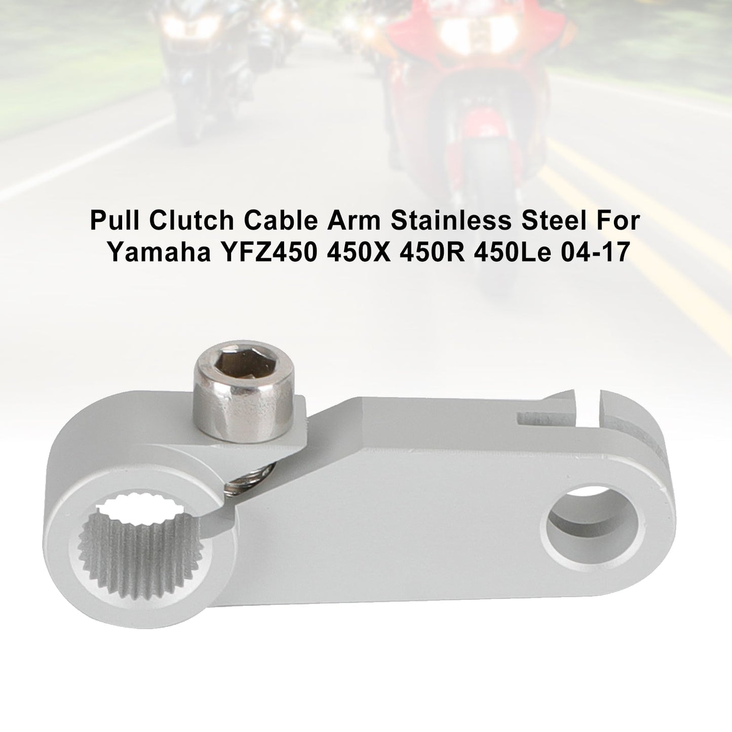 Cable de embrague de tracción en acero inoxidable para Yamaha Yfz450 450X 450R 450Le 04-17
