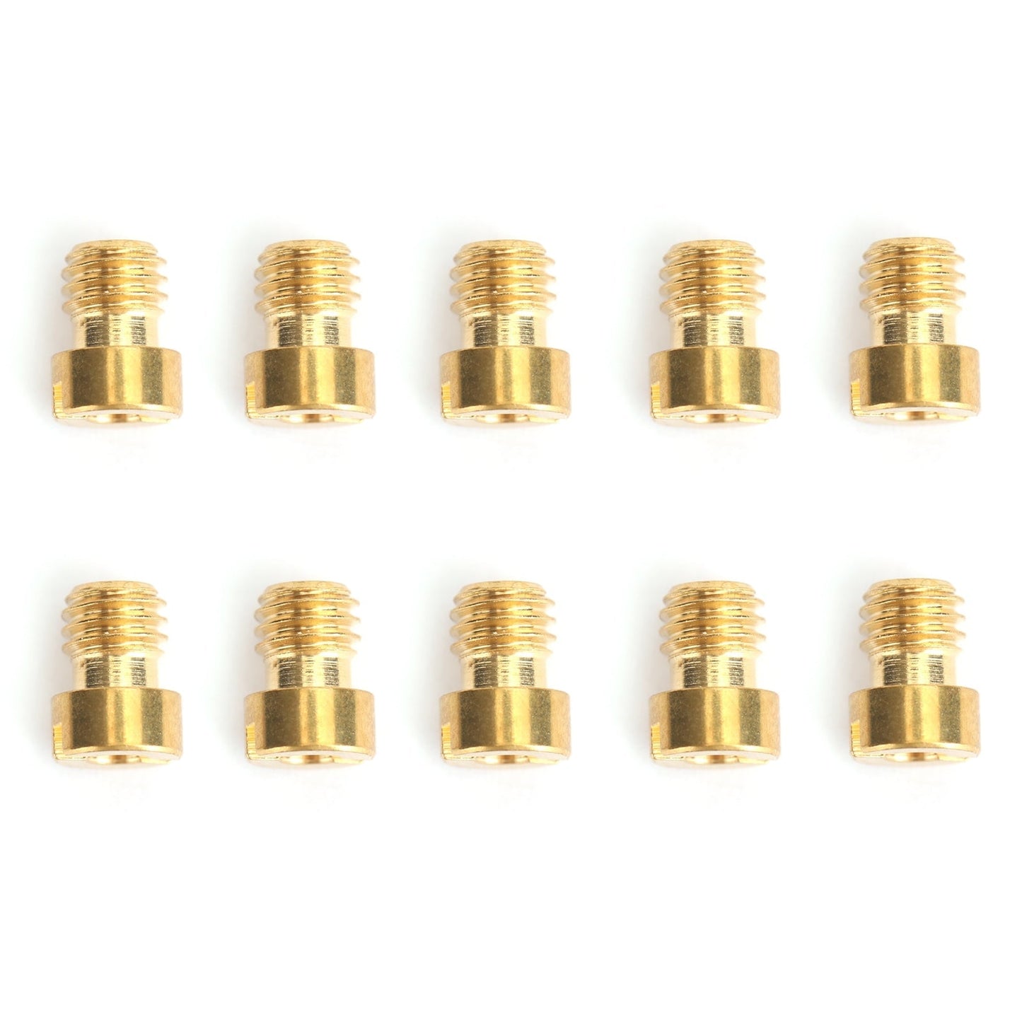 Carburateur GY6 PZ19 pour moto et scooter, lot de 10, gicleur principal à tête ronde 5 mm, 82-105