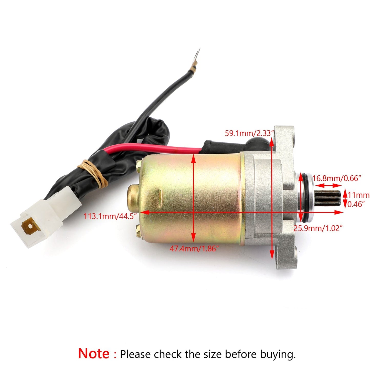 08-18 POLARIS Predator 50 OUTLAW 50 ATV 0453848 454951 ATV Starter Motor Assosary