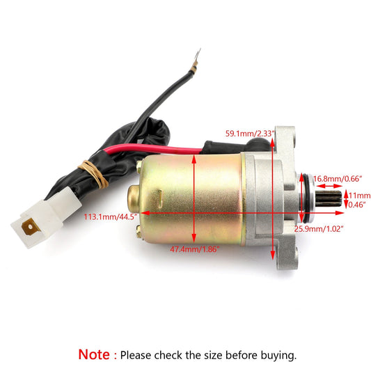 08-18 POLARIS Predator 50 OUTLAW 50 ATV 0453848 454951 ATV Starter Motor Assosary