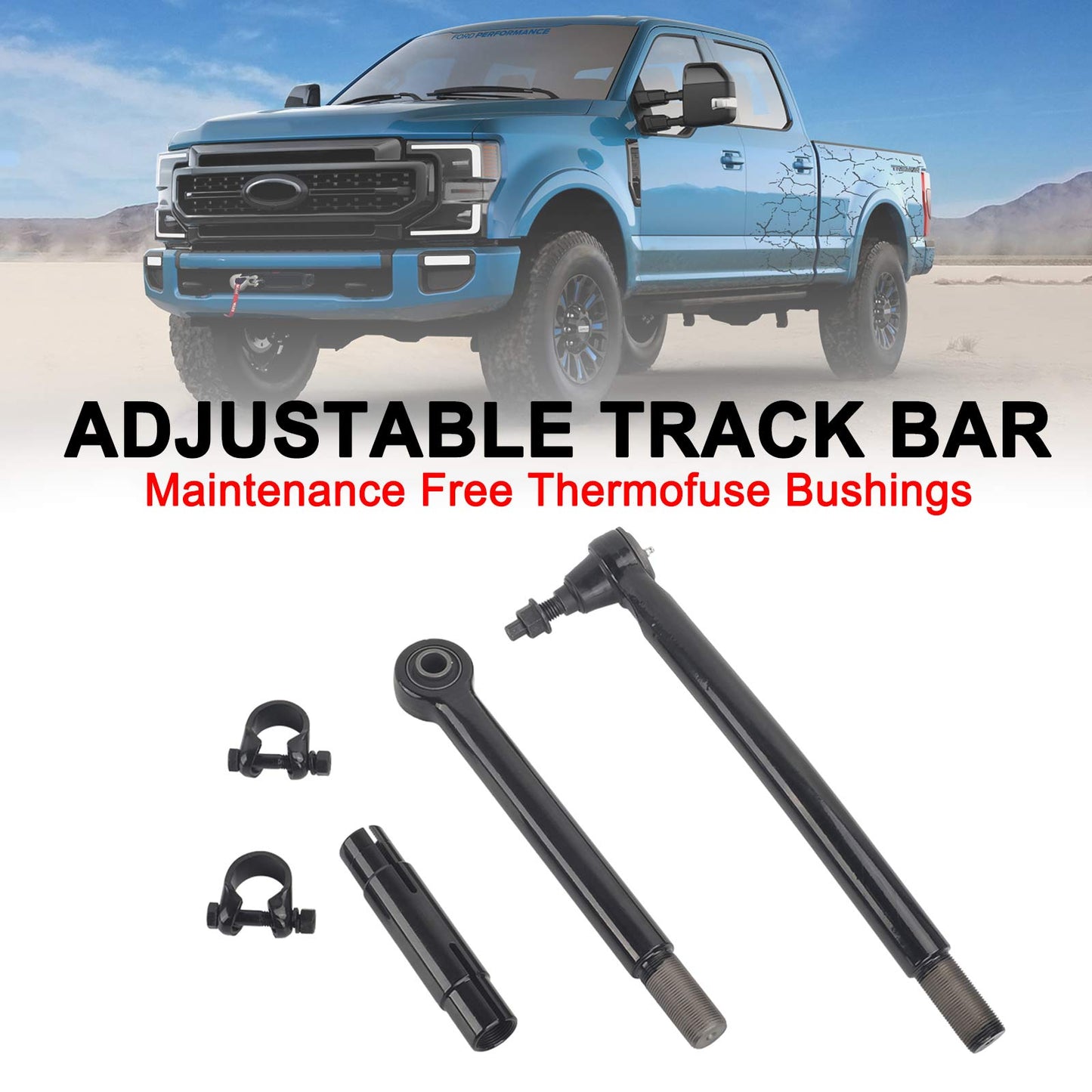 2017-2021 For Ford F350 Super Duty 4X4 4WD Front Adjustable Track Bar Lift Kits