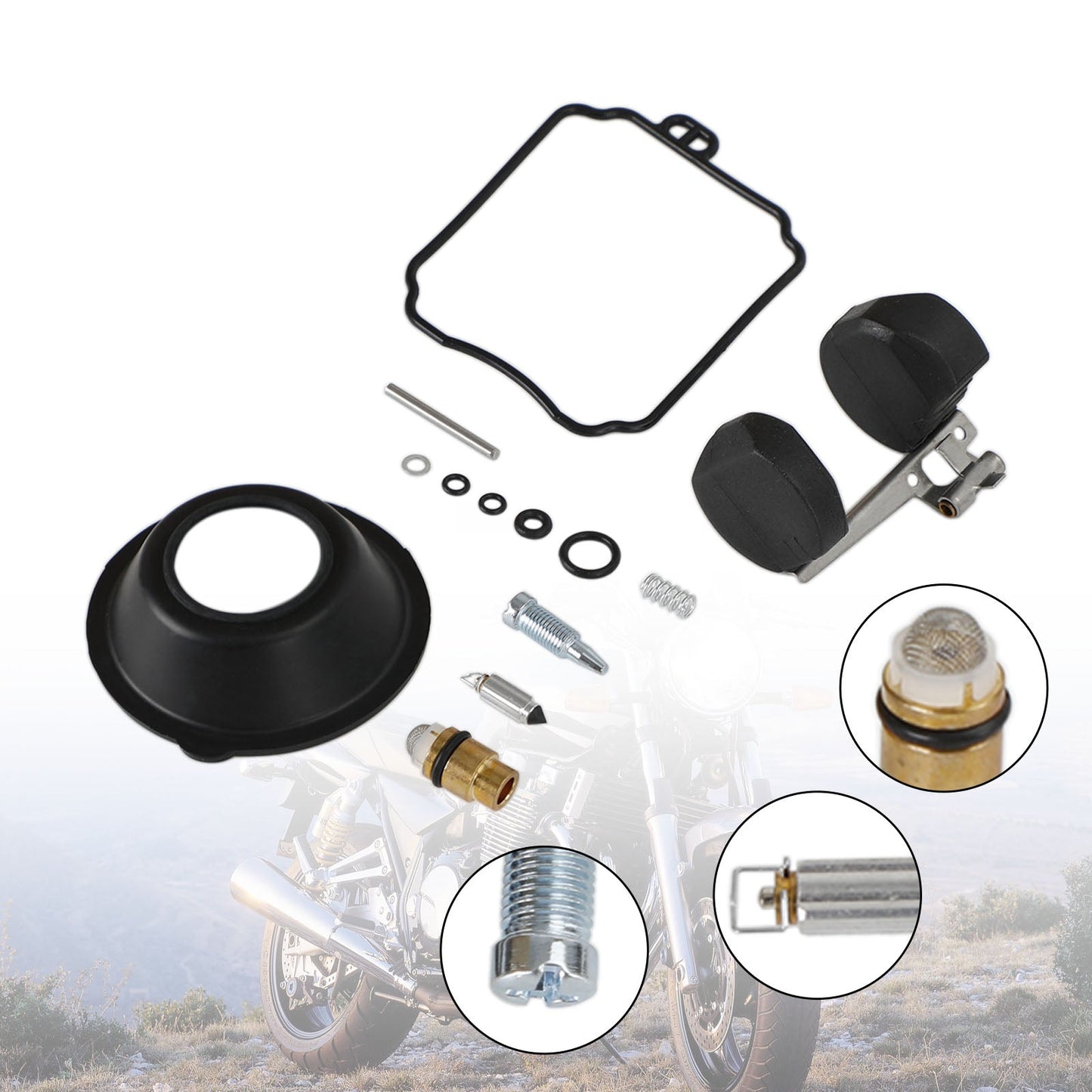 Kit de réparation de carburateur pour Yamaha XV250 Virago XVS650 V-STAR