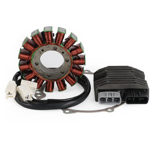 Magneto Stator+Voltage Rectifier+Gasket For For Kawasaki GTR1400 Concours 14 08-21 Assosary