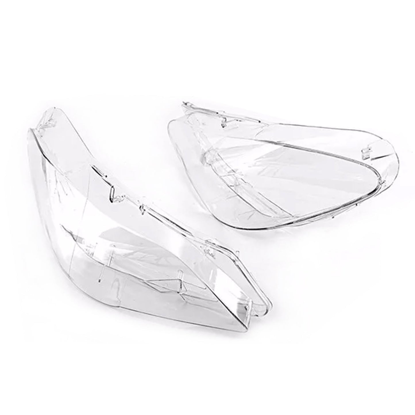2 piezas de cubierta de lente de faro delantero para BMW Serie 5 F10 2010-2013, pantalla de lámpara izquierda y derecha 63117271912 63117271911