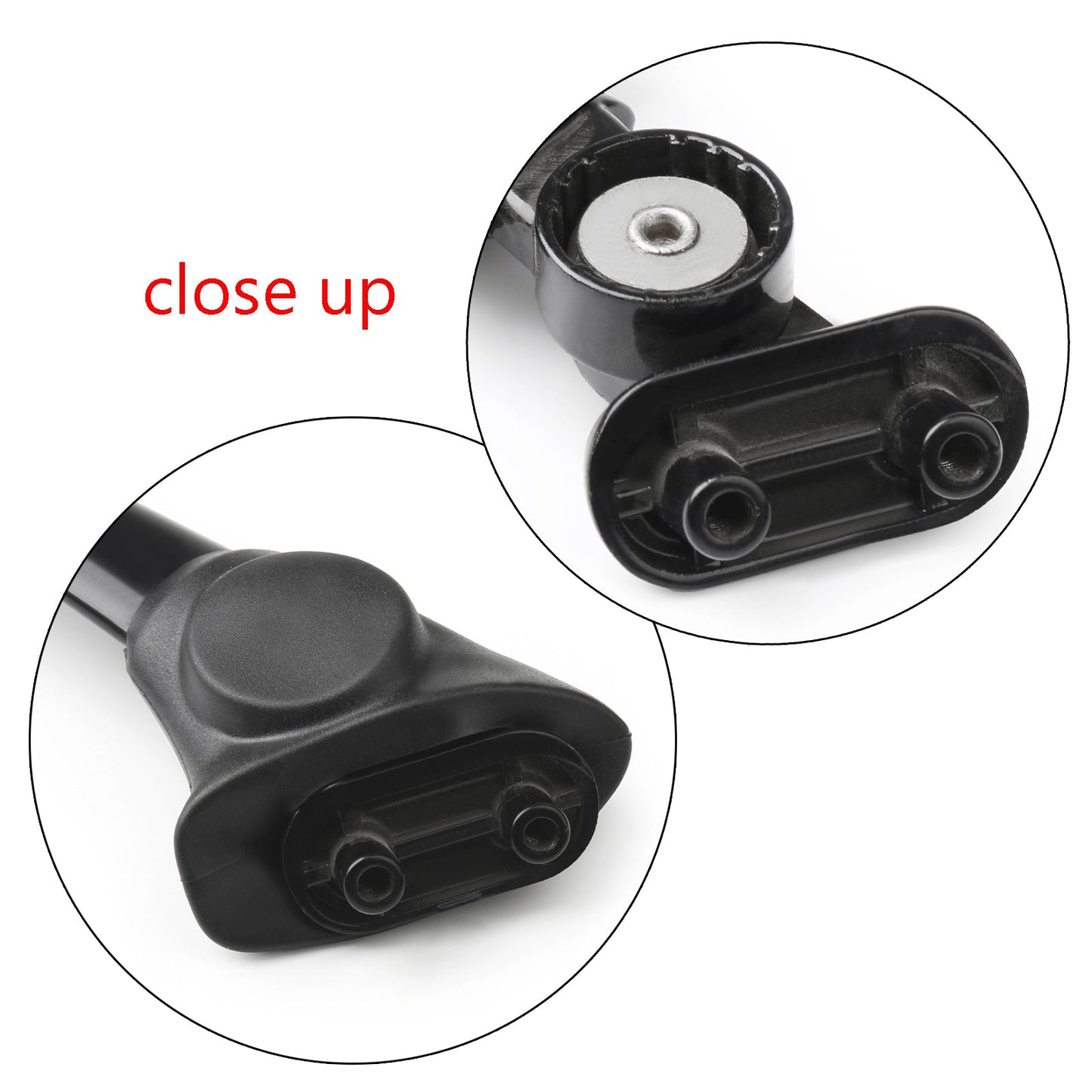 Paire de rétroviseurs noirs pour moto sportive BMW S1000RR 2010-2014