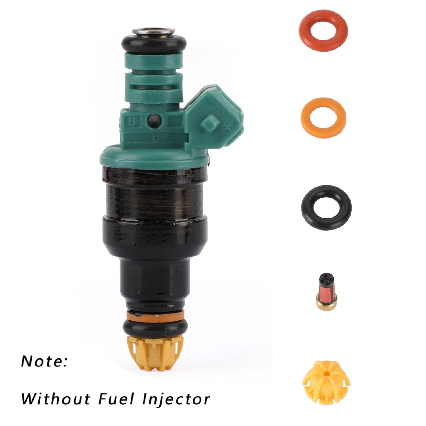1998-1999 BMW 323I 323IS 6 set Fuel Injectors Repair Seal Kit 0280150415 13641730060 13641730080 62429 FJ292