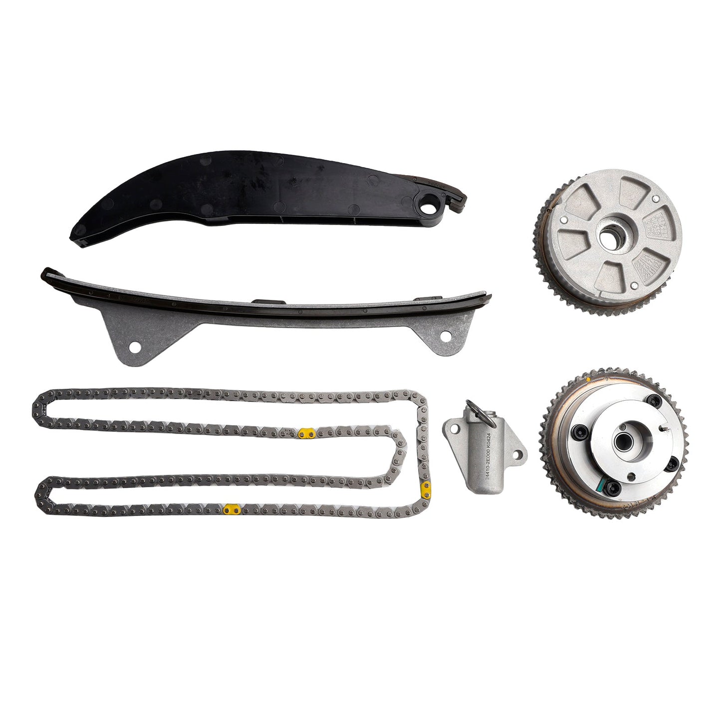 Kit de cadena de distribución y engranajes VVT 24350-2E700 para motor Kia Forte G4NH 2.0L 2018