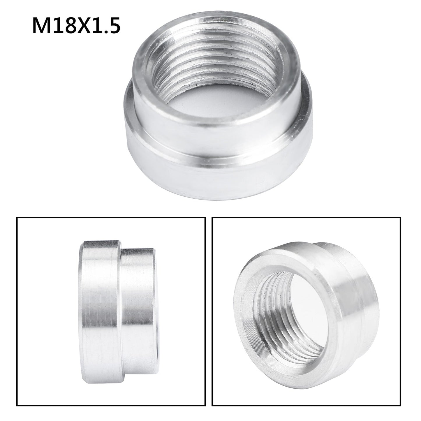 M18X1.5 Female Aluminum Weld On Fitting Bung