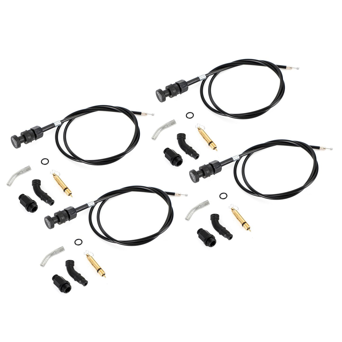 Kit de 4 câbles de starter pour carburateur Honda Rancher TRX350 FM TM 00-06