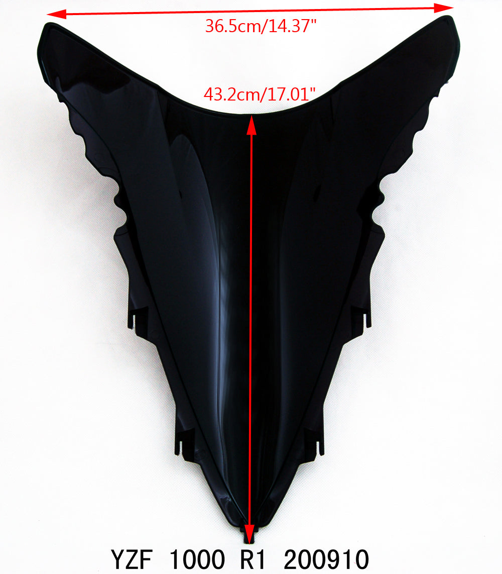Pare-brise double bulle pour Yamaha YZFR1 2009-2014 YZF 1000 R1