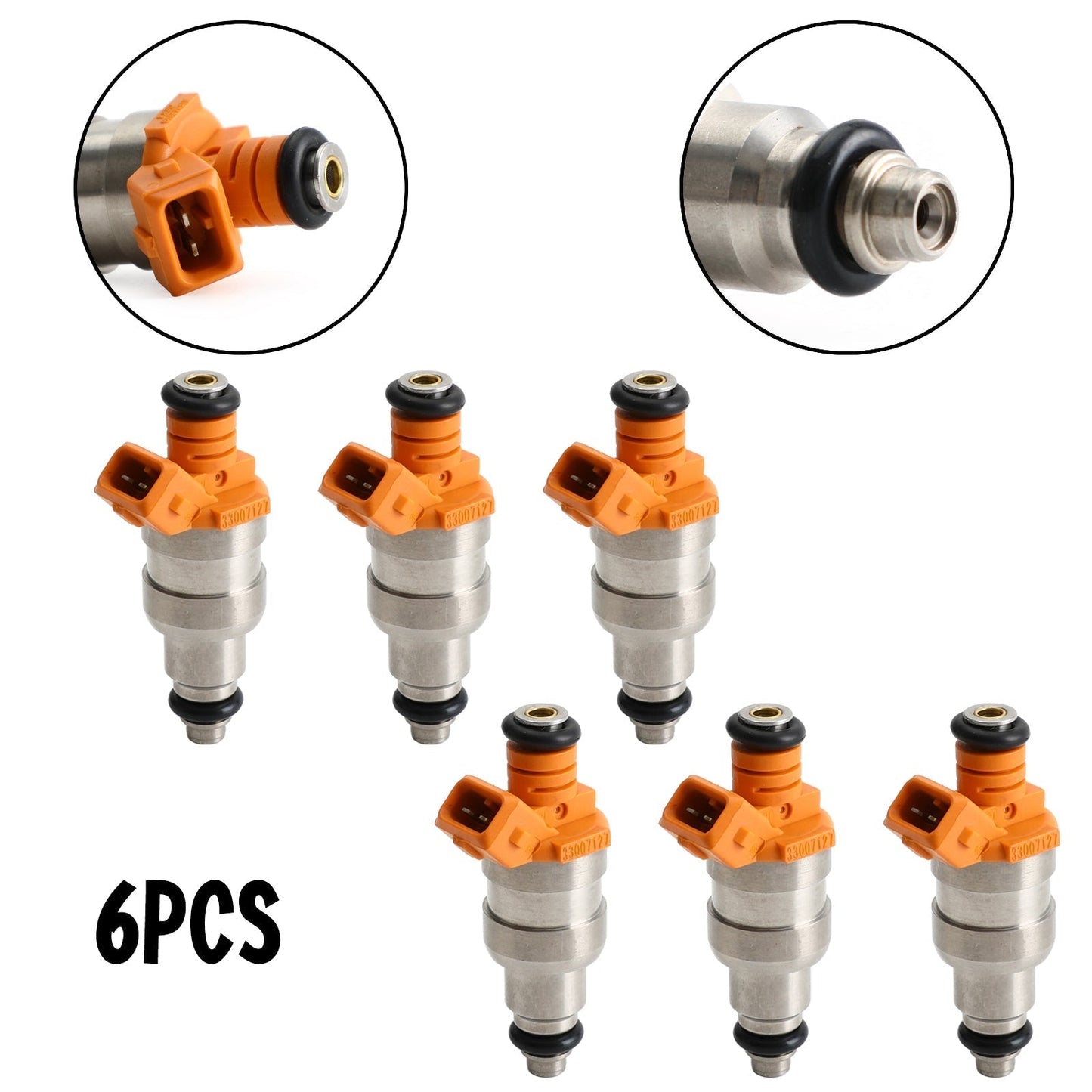 Injecteurs de carburant Cherokee I6 4.0L 1987-1998 6 pièces 33007127 53003956 53030343