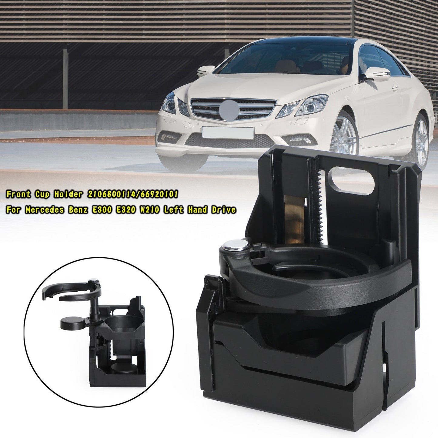 Mercedes Benz E300 E320 W210 Front Cup Holder 2106800114/66920101