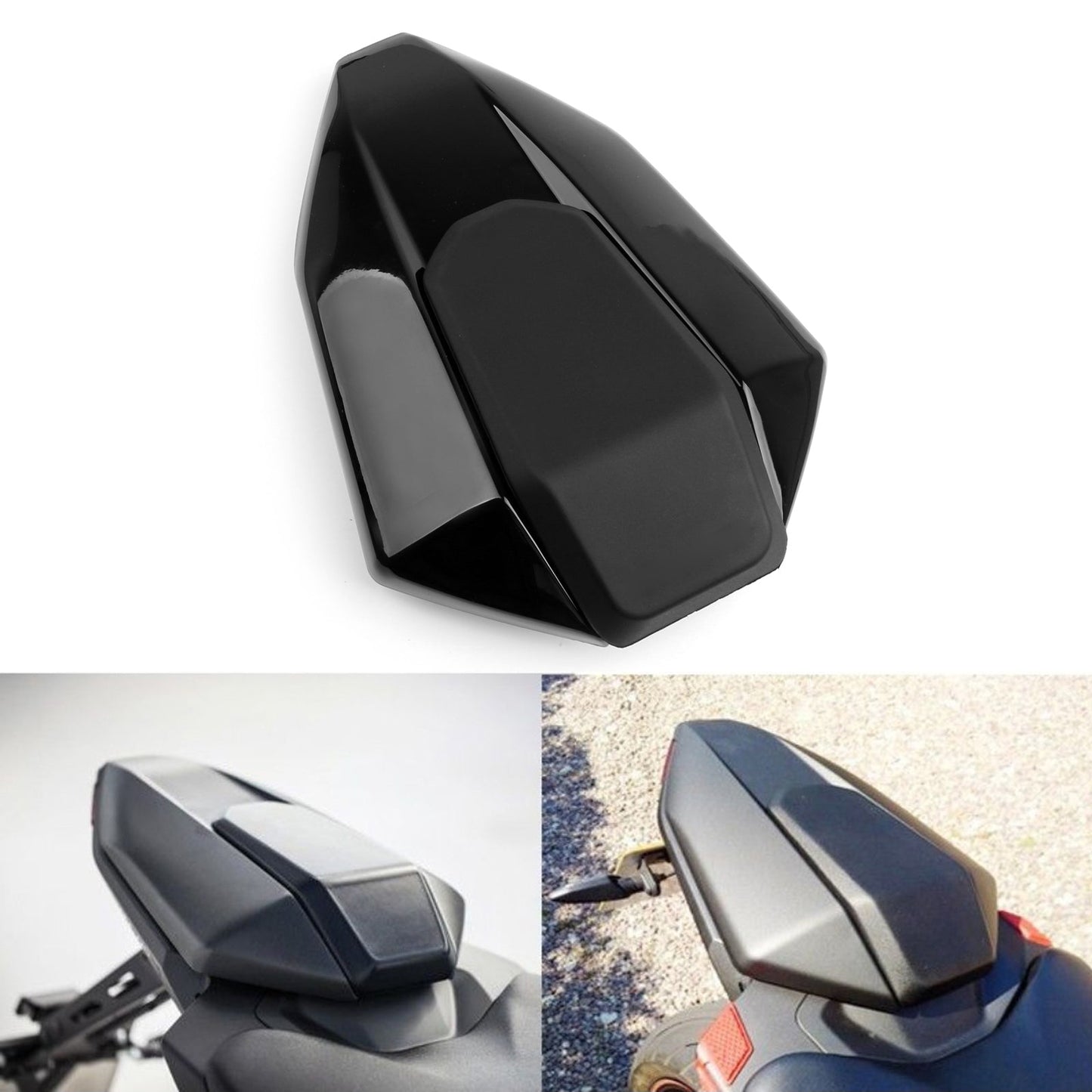 Capot de carénage de selle arrière passager noir pour Yamaha MT-07 FZ-07 FZ07 13-17