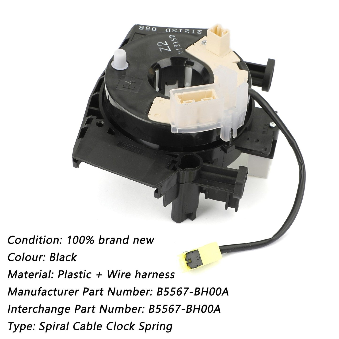 2009-2013 For Nissan 370Z B5567-BH00A Airbag Squib Cable Clock Spring