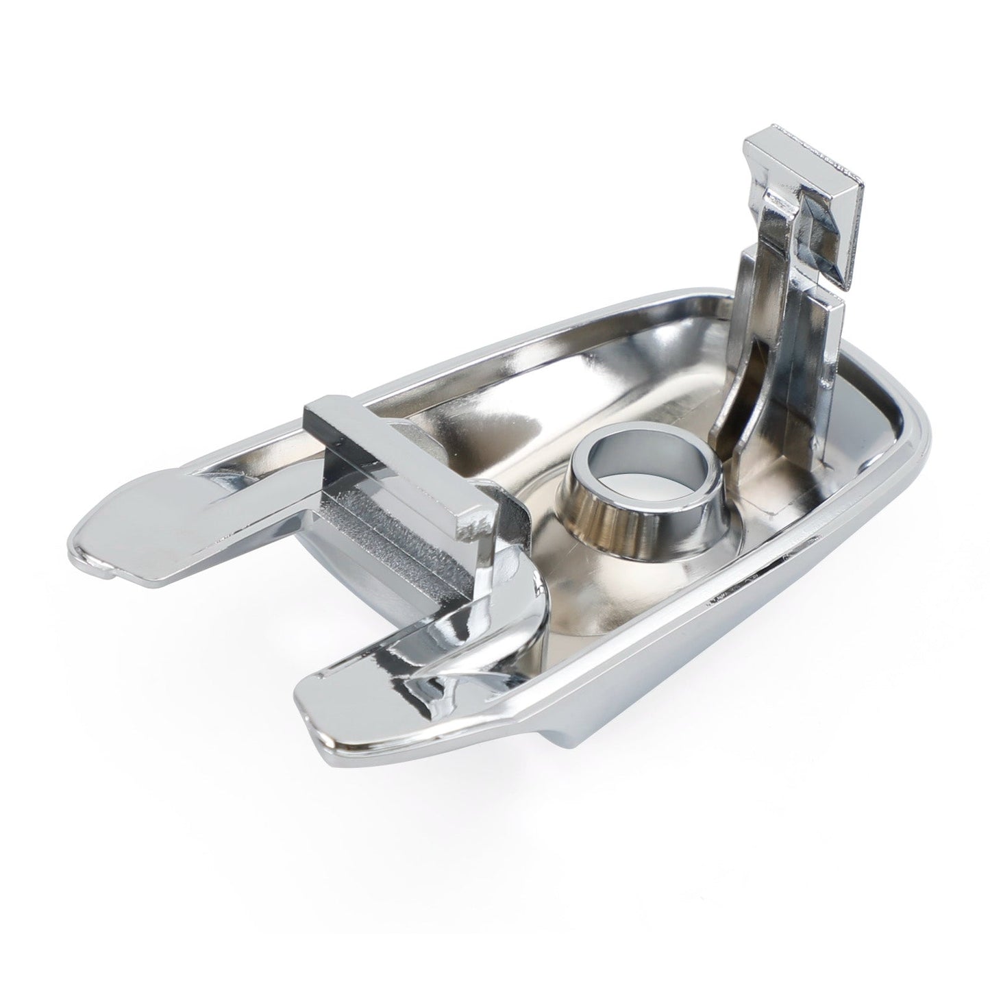 Capuchon de cylindre de serrure de poignée de porte extérieure avant conducteur chromé pour Ford Explorer BA1Z-78218A14-A 2011-2019