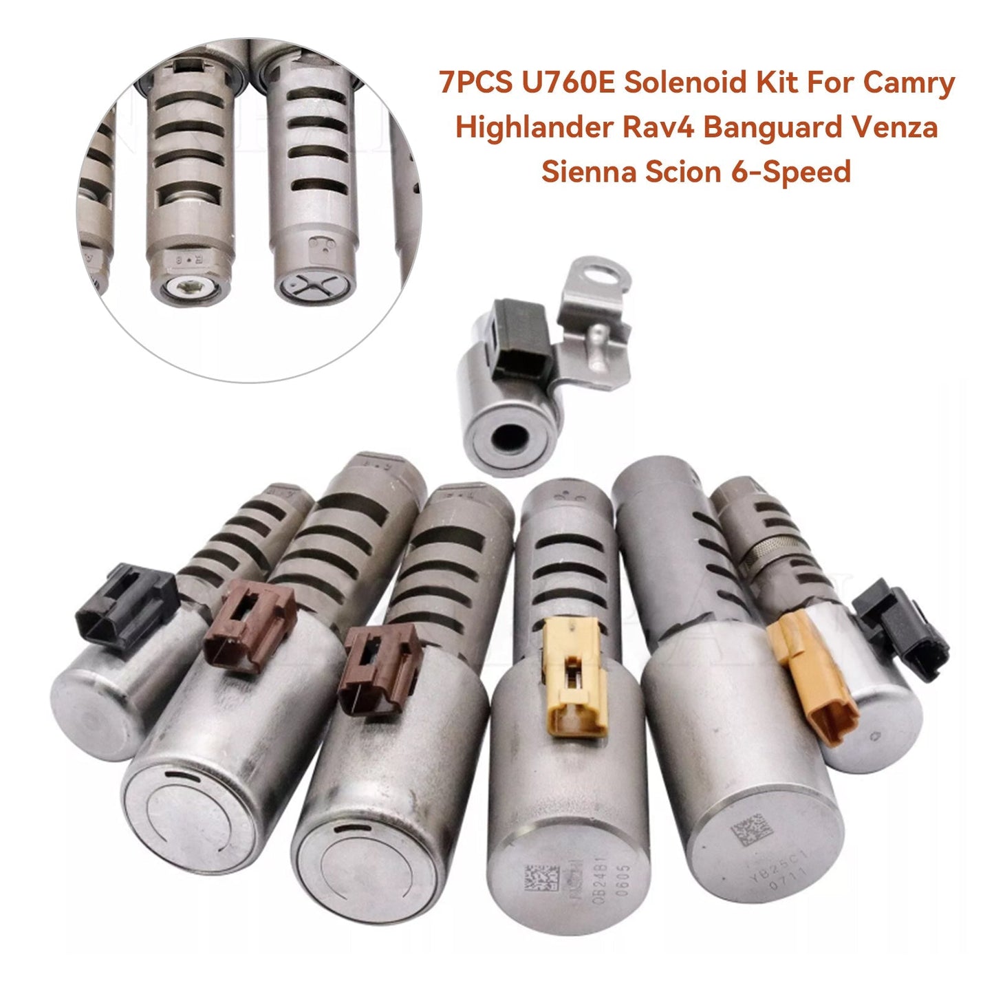 Kit solénoïde U760E 7 pièces pour Toyota CAMRY 2,4 L et 2,5 L 2009-2017