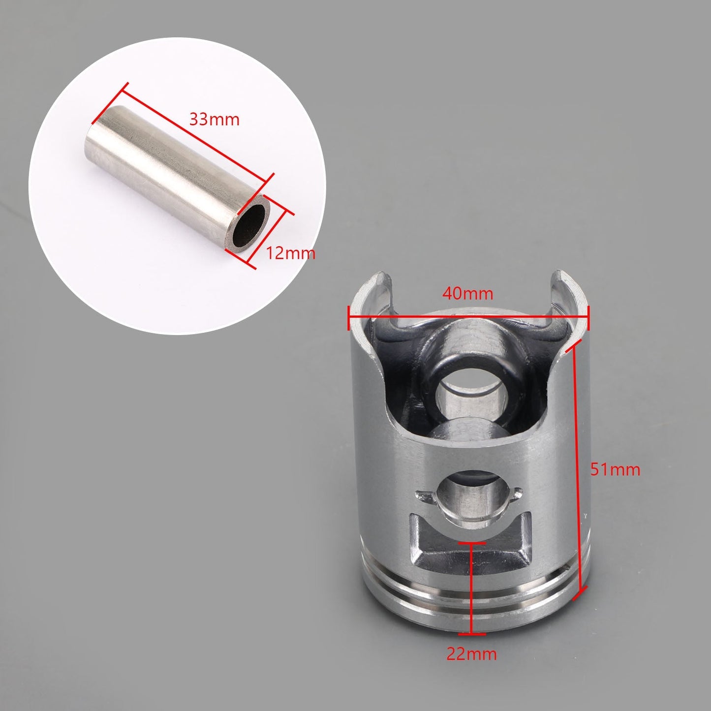 Jeu de segments de piston Yamaha 2S6-E1631-21 pour Yamaha LC135 T135 Crypton X