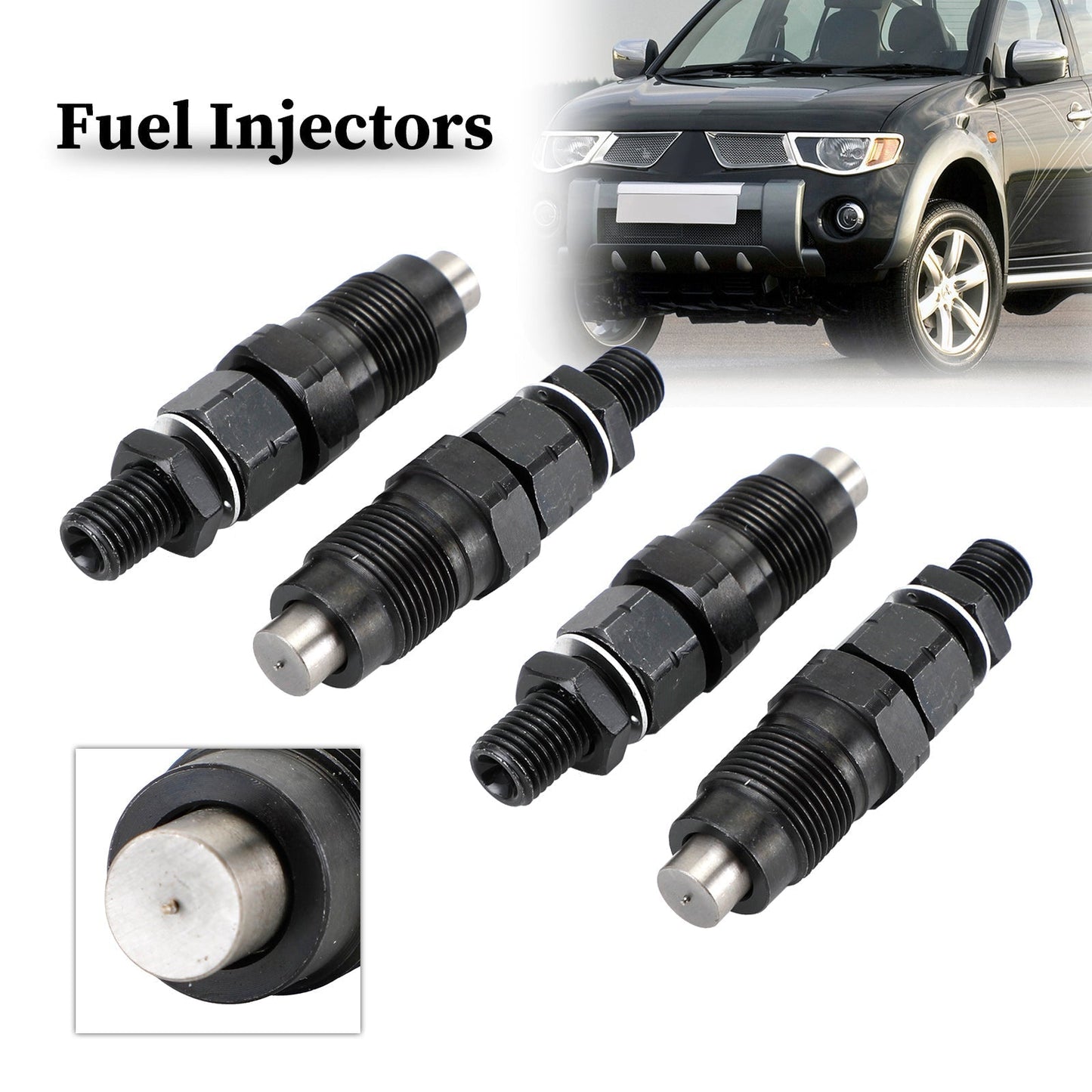 4PCS Fuel Injectors MD196607 105148-1311 Fit Mitsubishi L200 L400 Pick Up Diesel