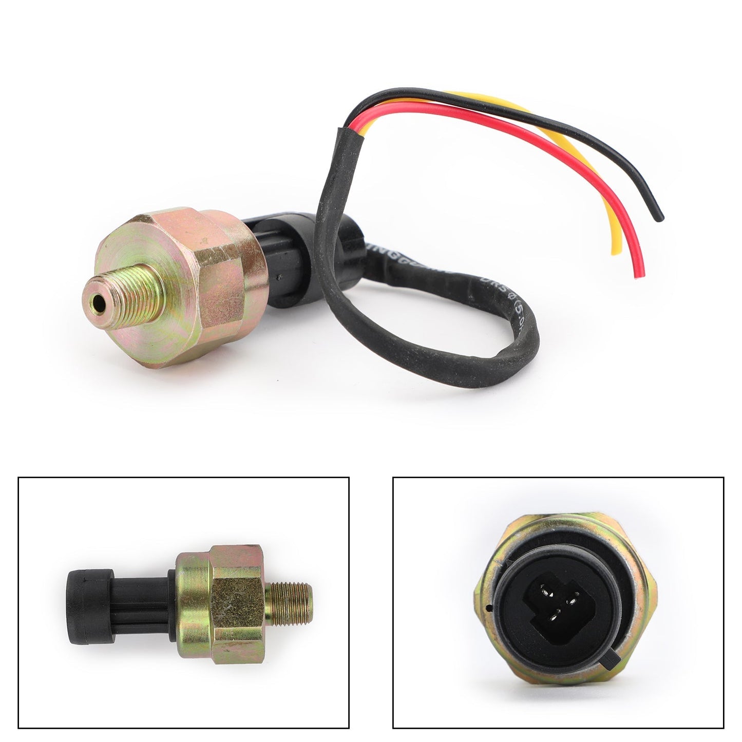 Transductor/sensor de presión, 150 psi (5 V), acero inoxidable, para aceite, combustible, aire y agua.