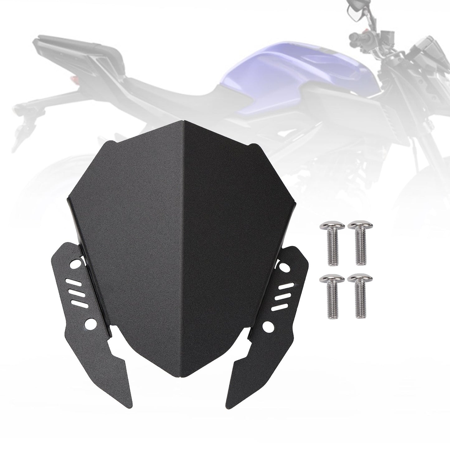 Pare-brise compatible avec Yamaha MT-15 2018-2023 et MT-125 2020-2021