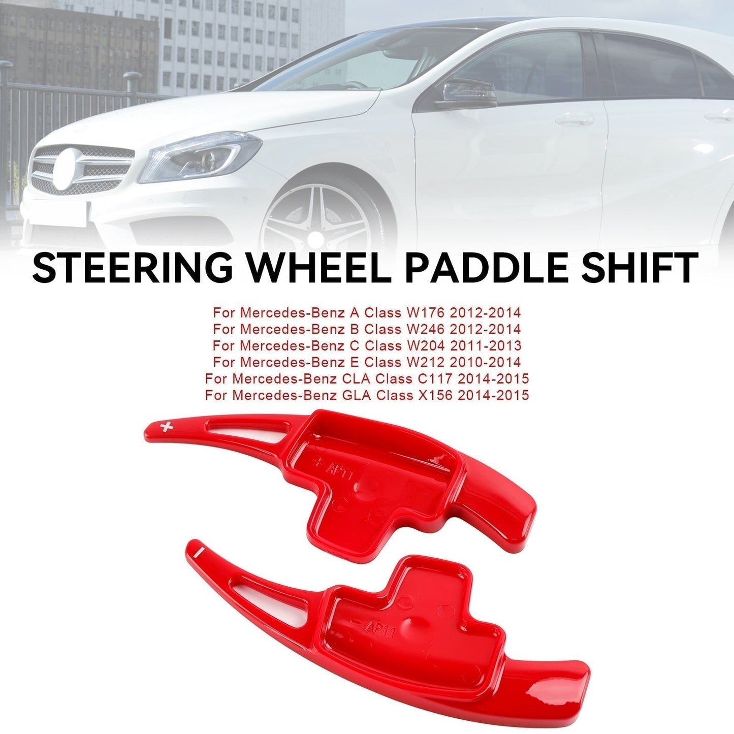 Extension de volant pour Mercedes-Benz Classe CLS W218 Classe SLK R172 2011-2015 avec palettes de changement de vitesse