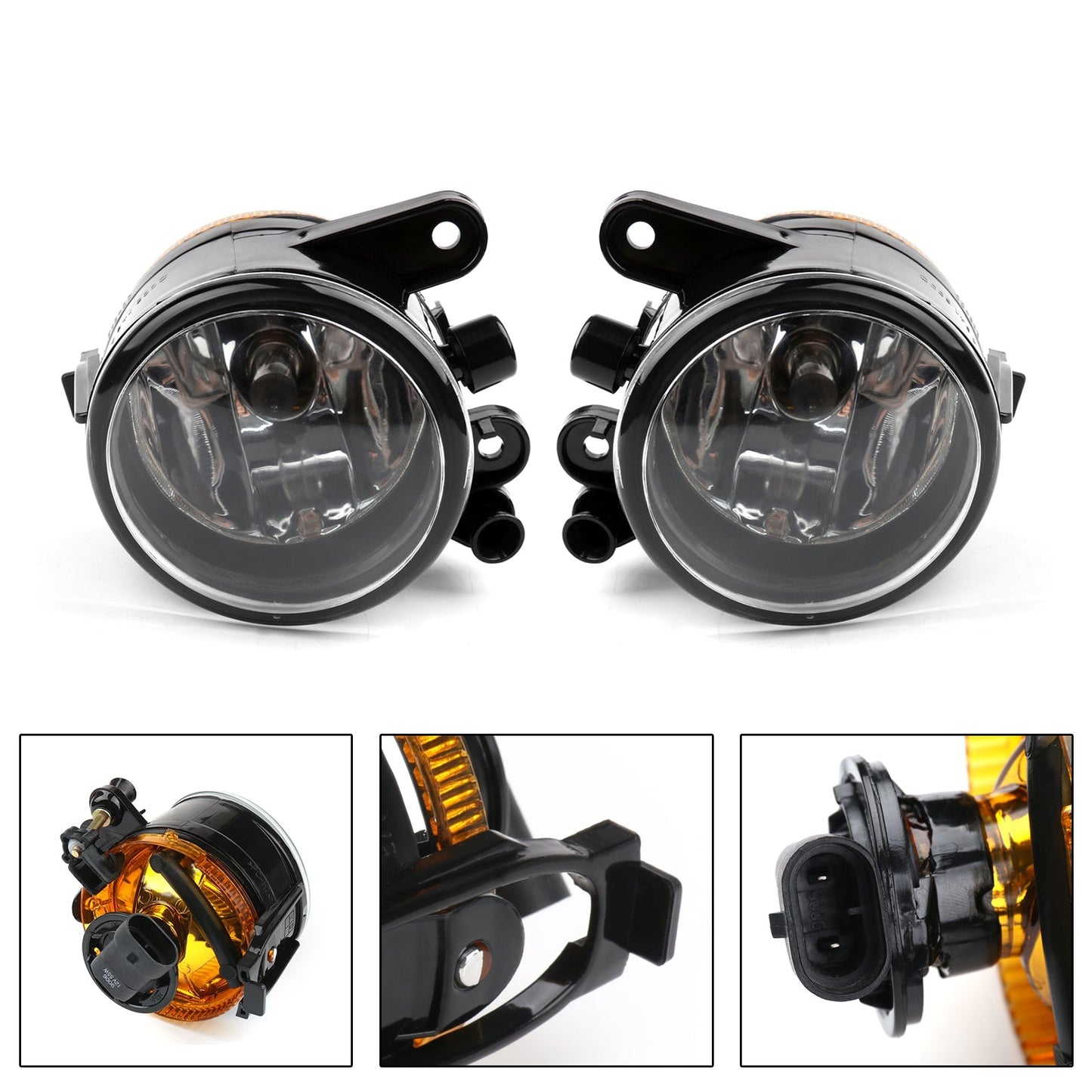 Paire de phares antibrouillard avant gauche et droit pour Volkswagen Golf 5 (version américaine) 2004-2009 (1K0941699C et 1K0941700C)