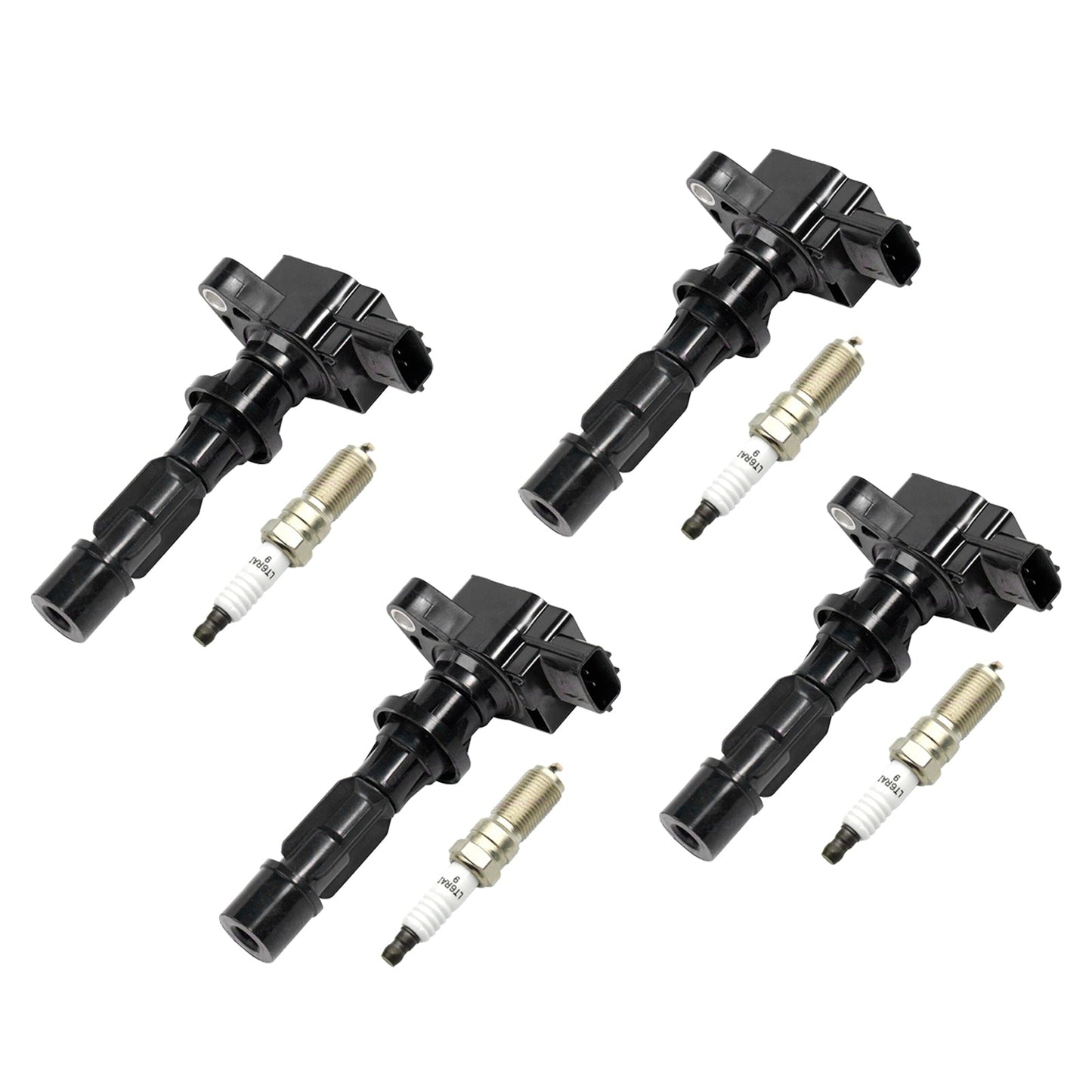Mazda CX-7 L4 2.3L 2007-2012, 4 bobines d'allumage et bougies d'allumage UF540 L3G218100A L3G218100A9U
