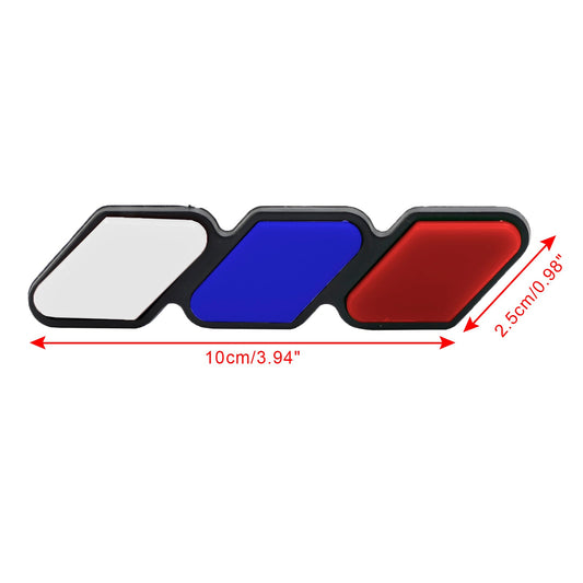 Toyota Tacoma TRD Tundra RAV4 Tri-Color Grille Badge Emblem Car Accessories