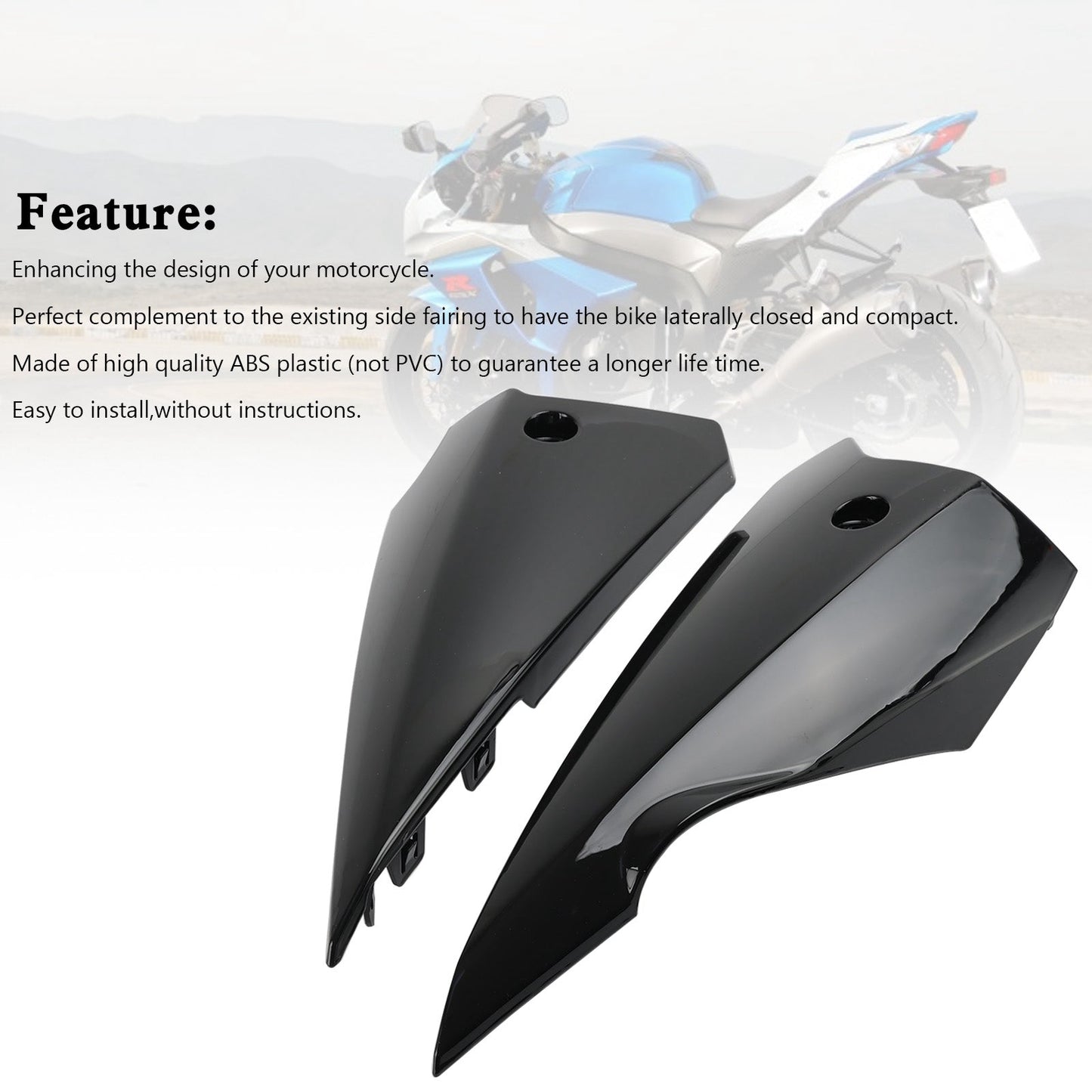 Carénage inférieur et panneaux de carénage supérieurs pour Suzuki GSX-S 1000 2015-2020