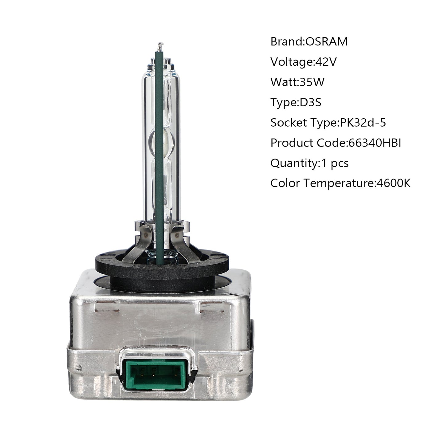 Phare D3S OSRAM ORIGNIAL Xenarc HID pour voiture/camion 42 V 35 W 66340HBI