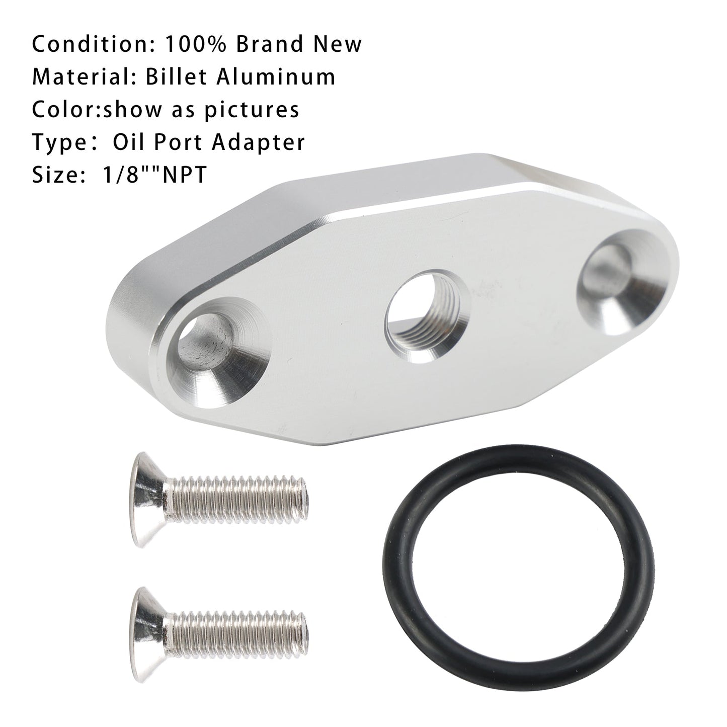 LS1 1/8"npt Turbo Oil Supply/Gauge Port Adapter 551608 For LS based engines