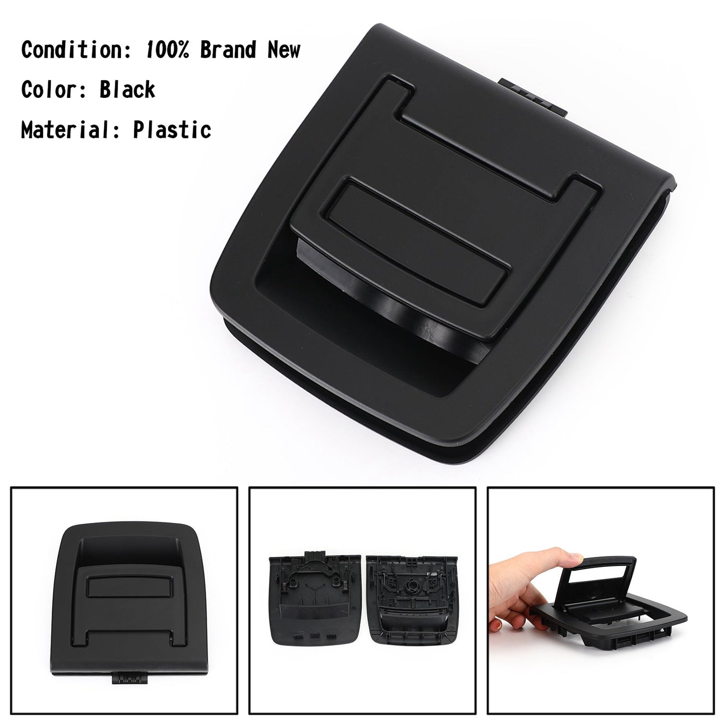 BMW X5 E70 X6 E71 Black Interior Rear Trunk Mat Handle 51479120283