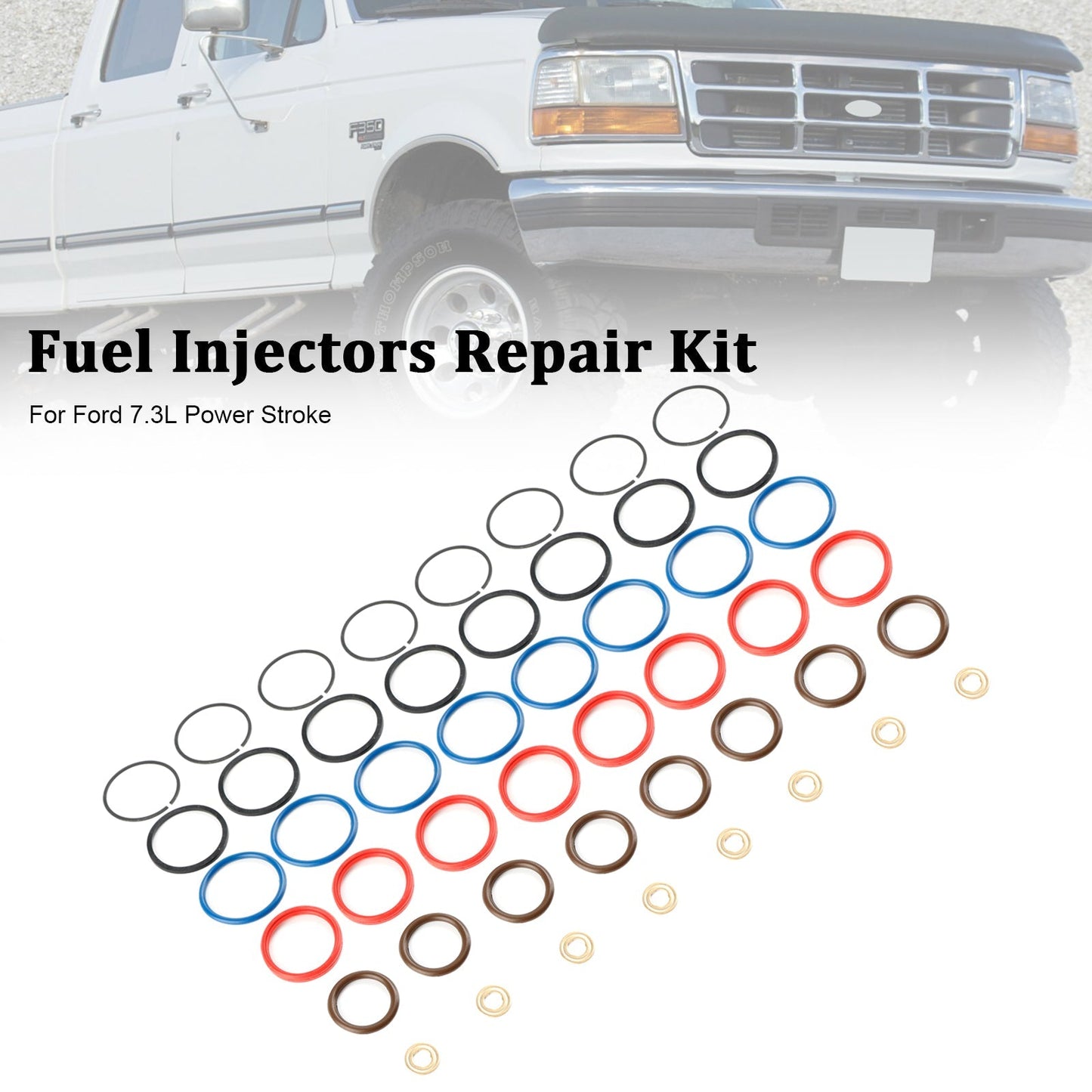 Kit de reparación de inyectores de combustible para Ford Power Stroke 7.3L (8 piezas) XC3Z9229AB CM5010 100SK55S SK55