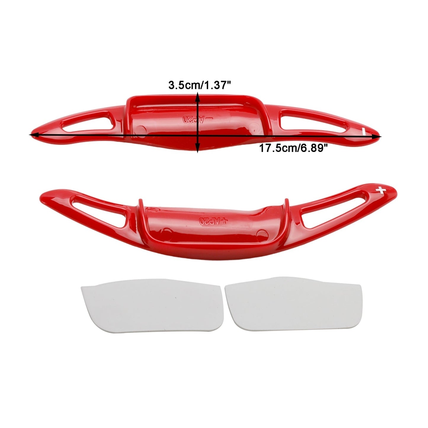 2019-2022 Toyota RAV4 Avalon 2Pcs Red Steering Wheel Paddle Shifter Extension
