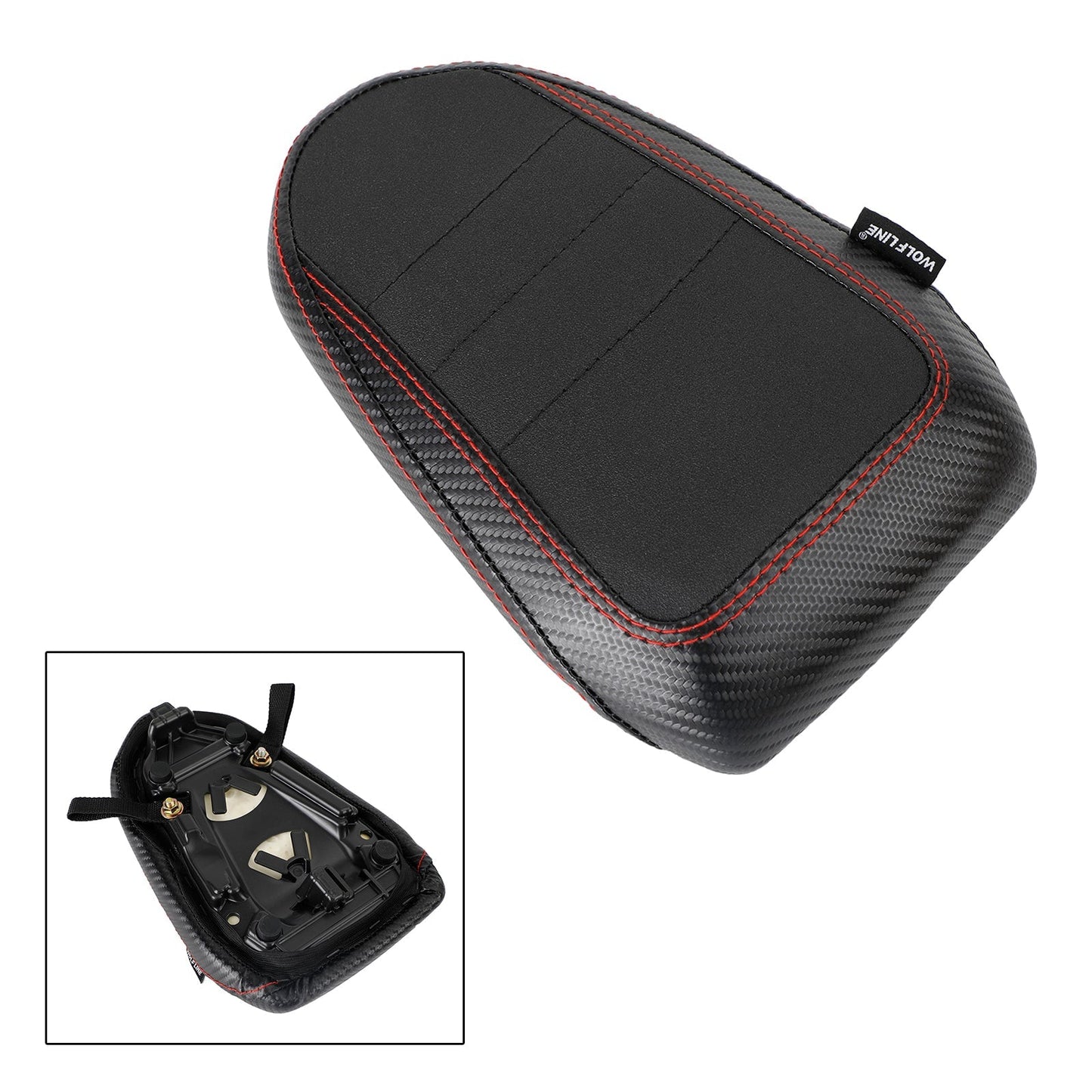Coussin de siège arrière plat en polyuréthane pour passager, compatible avec BMW S1000RR 2019-2022 2020 2021