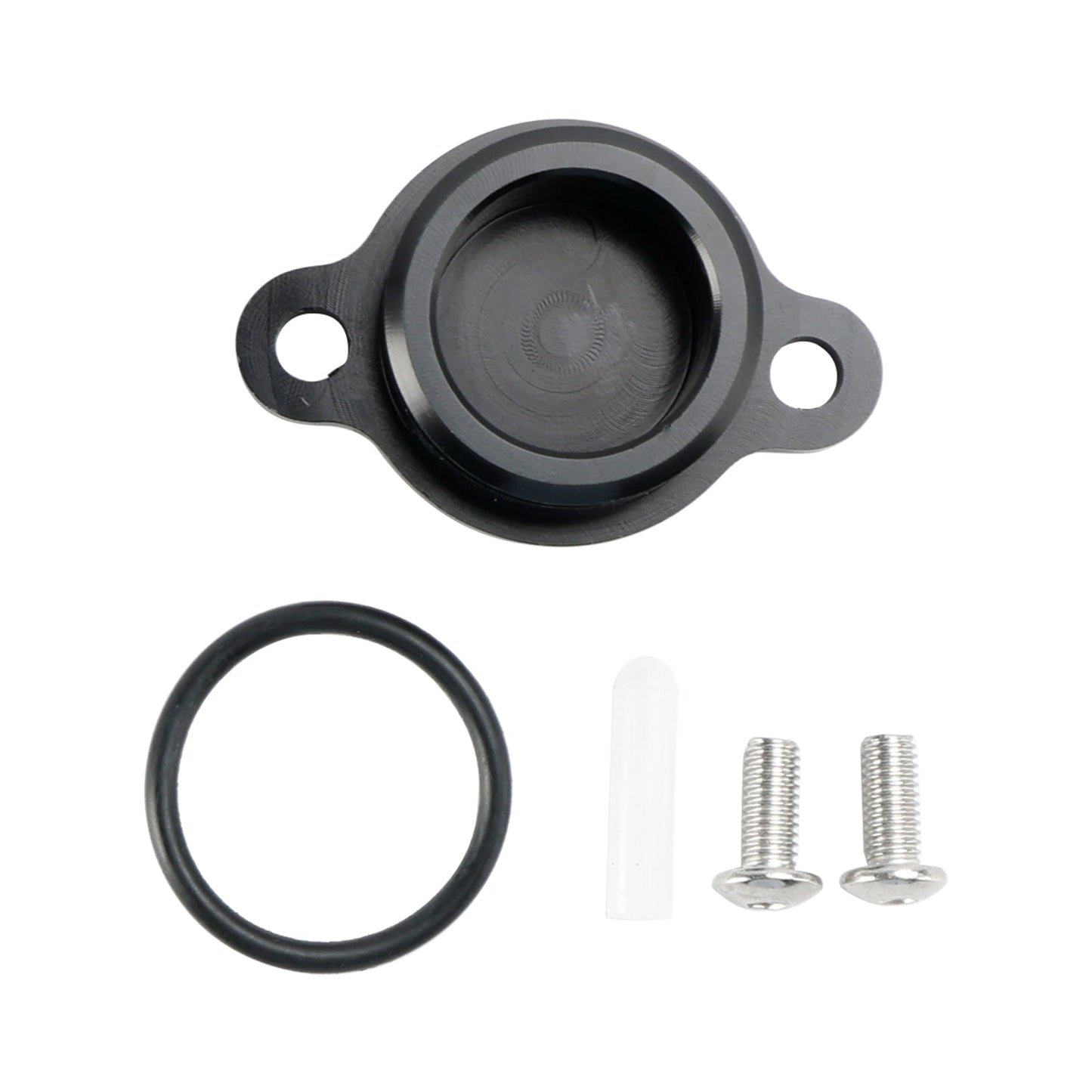 Bouchon de blocage de suppression de pompe d'injection d'huile noir pour YAMAHA PW50 PW80