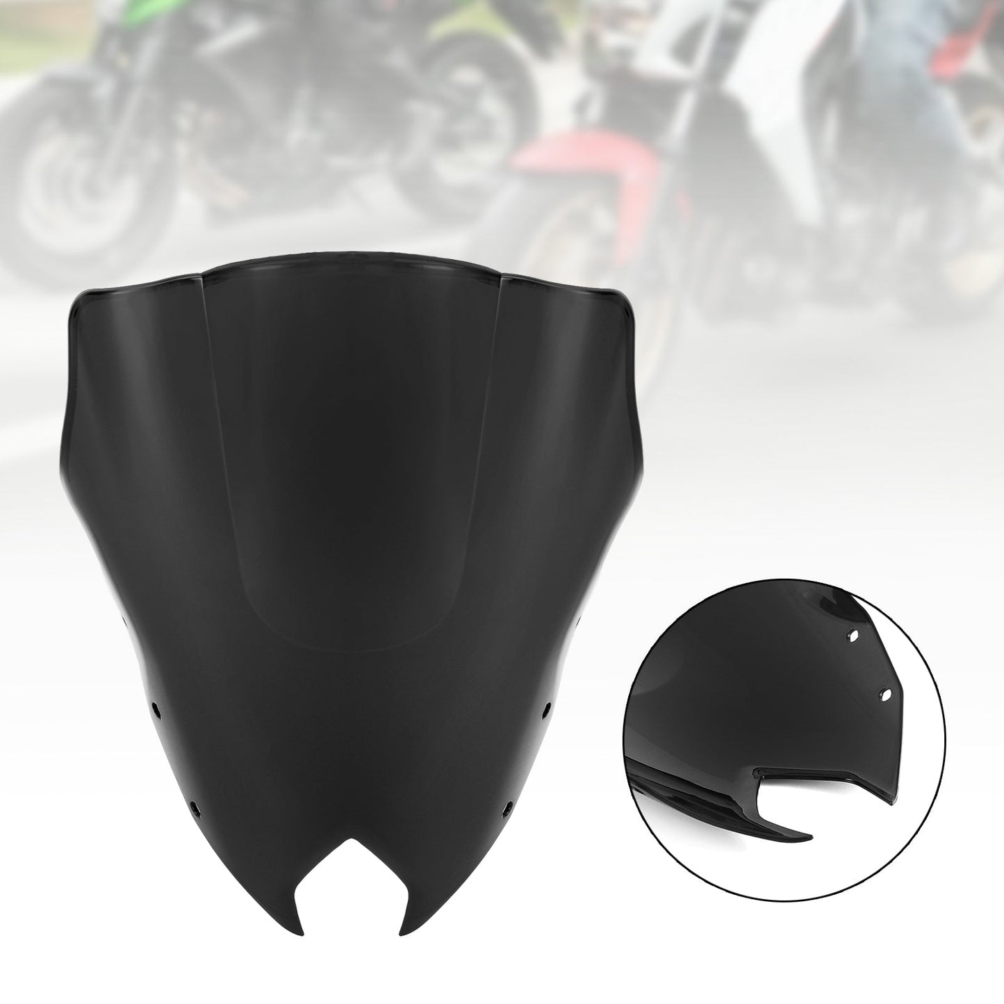 Pare-brise de moto ABS pour Yamaha FZ6R FZ-6R FZS600 2009-2015
