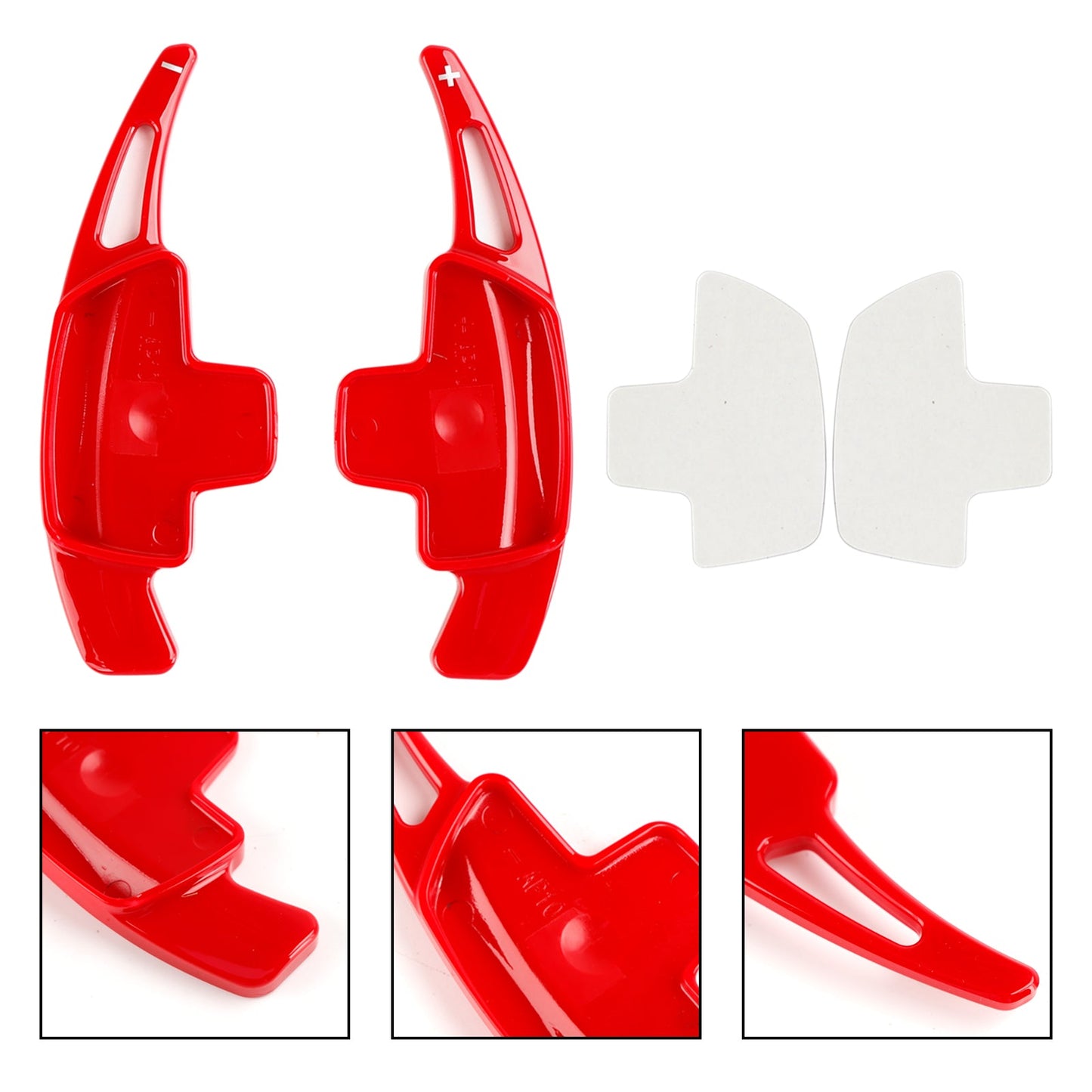 Extensión de palanca de cambios para volante de Mercedes-Benz Clase GLC, Clase GLE y Clase GLS (2016-2021) en color rojo