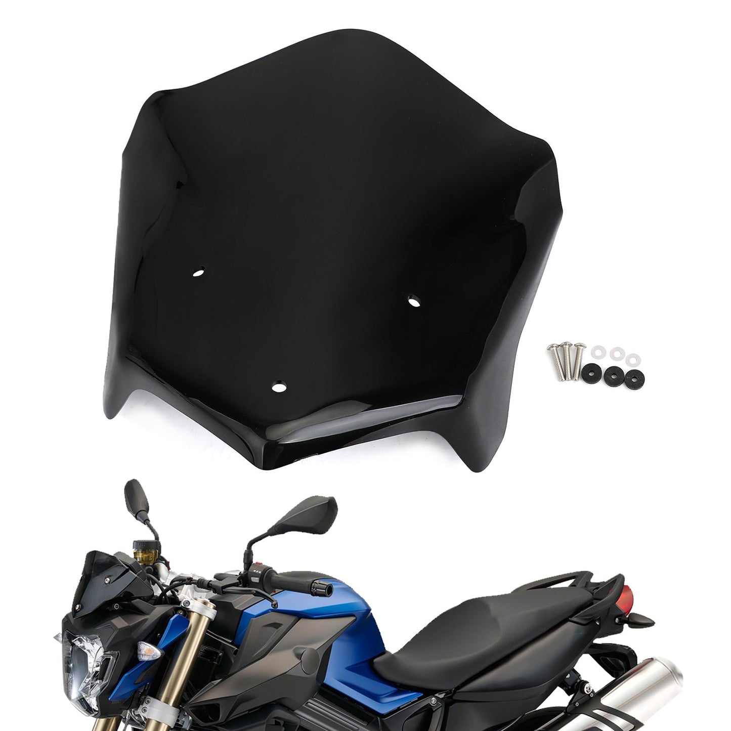 Pare-brise de moto en plastique ABS pour BMW F800R 2015-2020