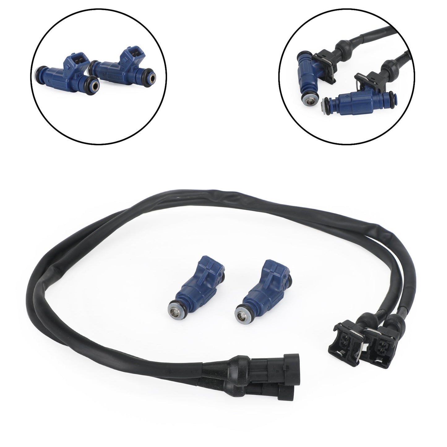 2005-2014 Sportsman 800 2PCS Fuel Injectors 1202863 0280156208 1253558 100-4332